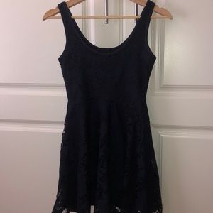 Navy lace dress